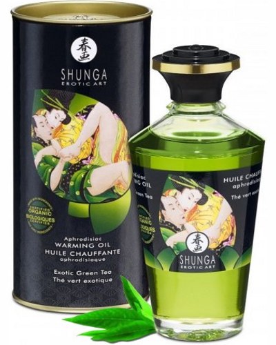 Shunga Warming Massage Oil -    