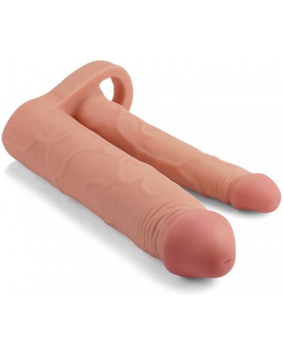 Pleasure X Tender Double Penis Sleeve -     
