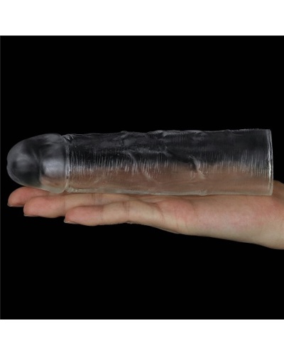 Flawless Clear Penis Sleeve Add 1'' -     