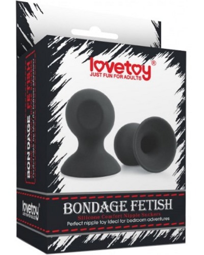 Bondage Fetish Silicone Comfort Nipple Suckers -      