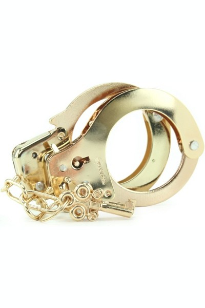 Gold Metal Cuffs -   