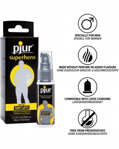 Pjur Superhero Serum - Пролонгирующая сыворотка — фото
