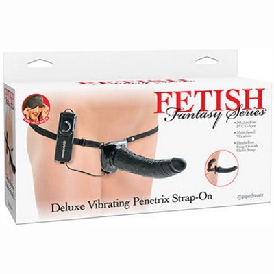 «Deluxe Vibrating Penetrix Strap-On» – Cтрапон- фото5