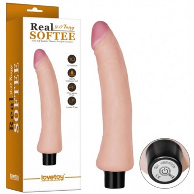 «REAL SOFTEE Vibrating Dildo» - вибратор- фото