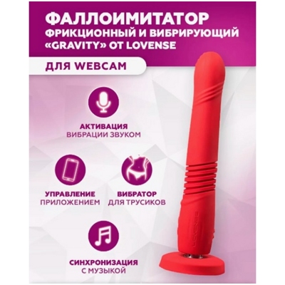 «Lovense Gravity» - Вибратор + Пульсатор- фото2