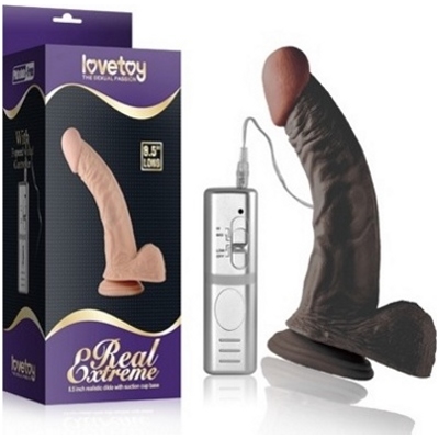 «Real Extreme Vibrating Dildo 8,5