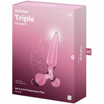 «Satisfyer Triple Crystal 2» - Стеклянный стимулятор- фото6