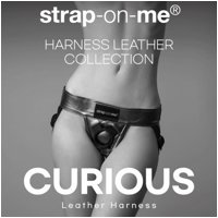 «Leatherette Harness Curious» – Трусики для страпона- фото