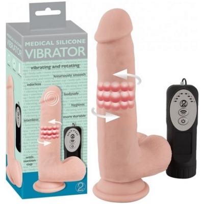 «Medical Silicone Vibrator Vibrating And Rotating» - Вибратор- фото