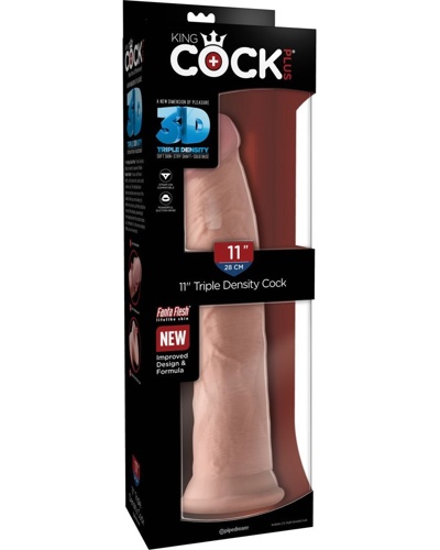 «King Cock Plus 11 Triple Density Cock» - Фаллоимитатор — фото