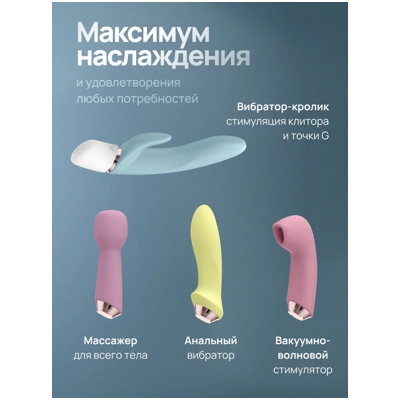«Satisfyer Marvelous Four» - Набор игрушек- фото2