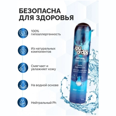 «Joydrops Natural» - Гель-лубрикант- фото4