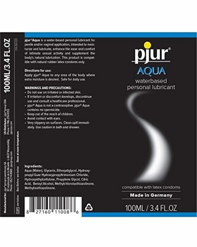 Pjur Aqua - Лубрикант на водной основе — фото