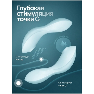 «Curvy Trinity 5+» - Вакуумный вибростимулятор- фото4