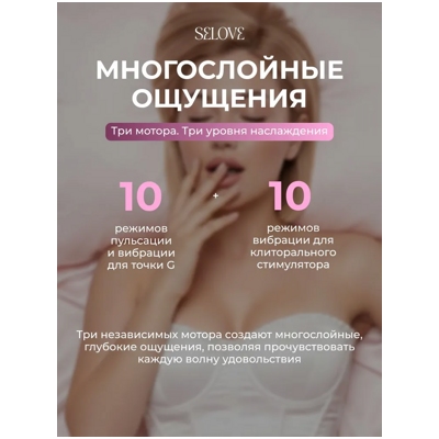 «Selove Fluttery» -  Вибратор-кролик- фото4