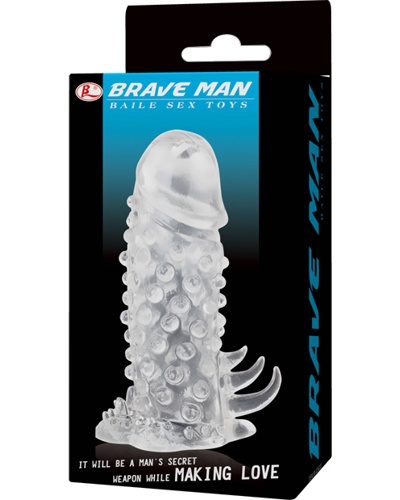 «BRAVE MAN» - Насадка на пенис — фото
