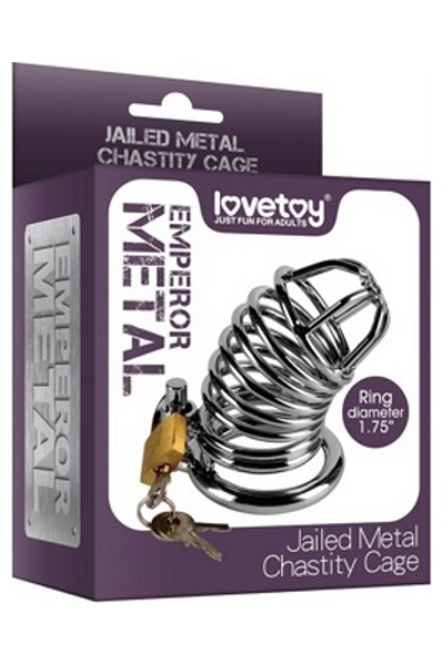«Jailed Metal Chastity Cage» - Пояс верности — фото