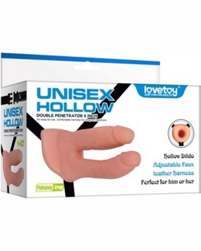«Unisex hollow double penetrator 6"» – Фаллопротез — фото