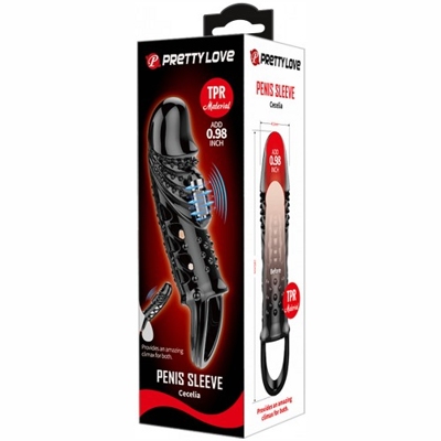 Penis Sleeve Cecelia - вибронасадка на пенис- фото6