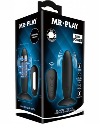 «Mr.Playl Vibrating Plug» - анальная пробка — фото