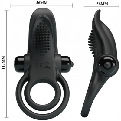 Vibrant Penis Ring - эрекционное виброкольцо- фото6