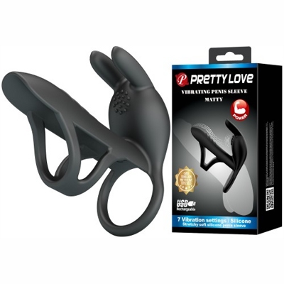 «Vibrating Penis Sleeve Matty» - Вибронасадка- фото