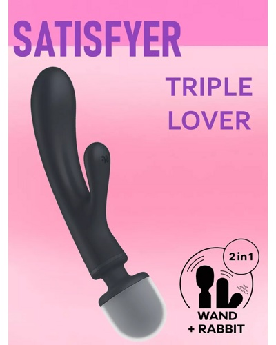 «Satisfyer Triple Lover» - вибромассажер — фото
