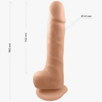 «Sliding Skin Realistic Dildo Large» – Фаллоимитатор- фото5