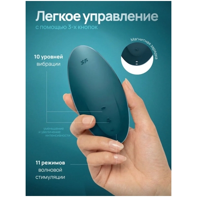 «Satisfyer Vulva Lover 1» - Вакуумно-волновой вибратор- фото3