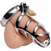 «Detained Metal Chastity Cage» - пояс верности - фото