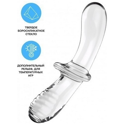 «Satisfyer Double Crystal» - фаллос из стекла- фото6