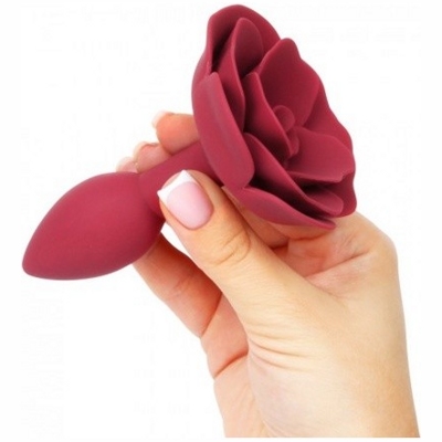 «Rose Silicone Anal Plug» - Анальная пробка- фото2