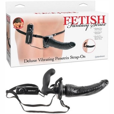 «Deluxe Vibrating Penetrix Strap-On» – Cтрапон- фото4