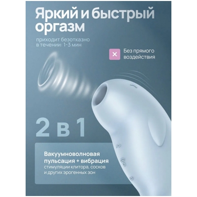 «Satisfyer Seal You Soon» - Вакуумный стимулятор- фото4