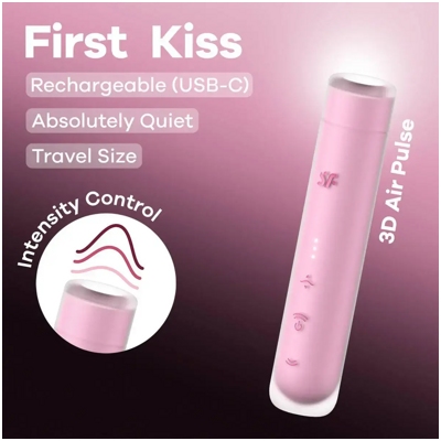 «Satisfyer First Kiss» - Вакуумный стимулятор клитора- фото