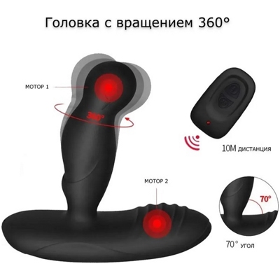 Levett Ancus - Стимулятор простаты с пультом ДУ- фото3