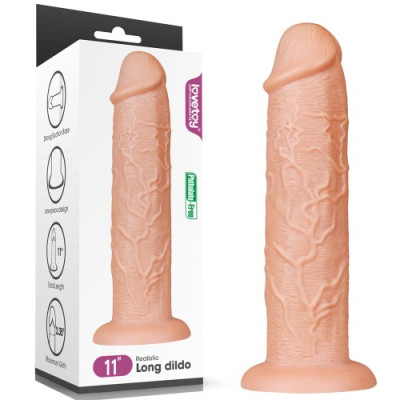 «11'' Realistic Long Dildo» - Фаллоимитатор- фото