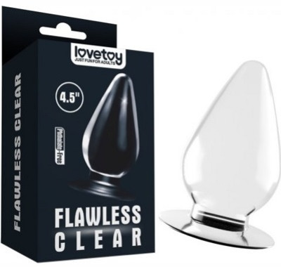 «Flawless Clear Anal Plug 4.5''» - Анальная пробка- фото