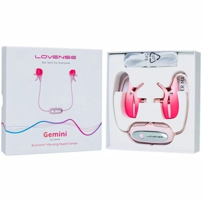 «Lovense Gemini» - Виброзажимы для сосков- фото6