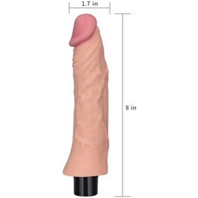 «REAL SOFTEE Vibrating Dildo 8