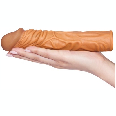 «Super-Realistic Penis Extension Sleeve» - насадка на пенис- фото4