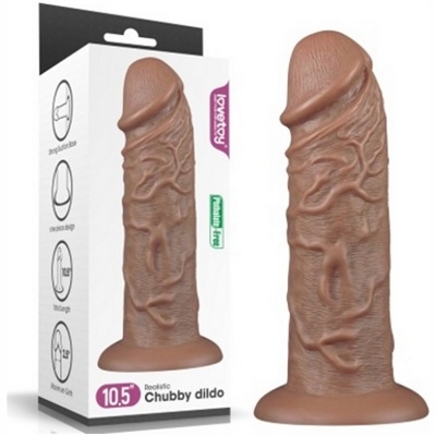 «10.5'' Realistic Chubby Dildo» - Фаллоимитатор- фото2