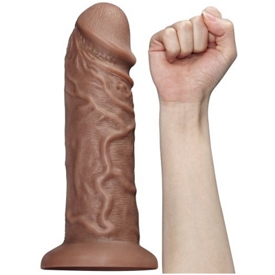 «10.5'' Realistic Chubby Vibrating Dildo» - вибратор- фото3