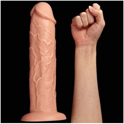 «11'' Realistic Long Vibrating Dildo» - Вибратор- фото3