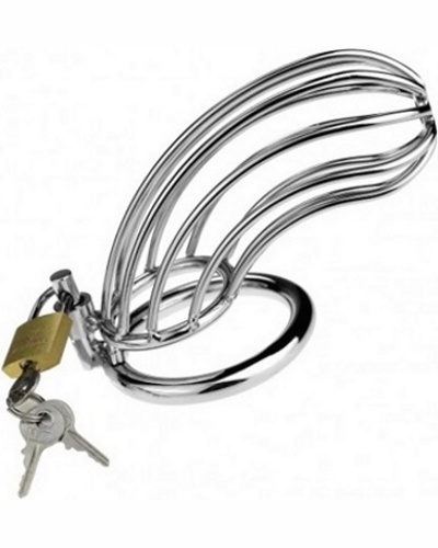 Metal Chastity Bird Cockcage -    