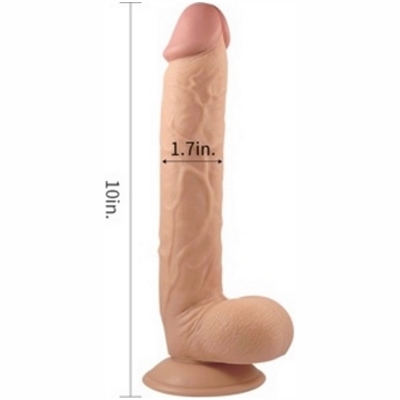 «Legendary king-sized Realistic Dildo 10“» - Фаллоимитатор- фото4