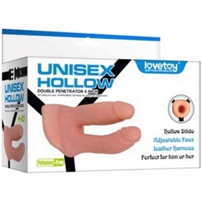 «Unisex hollow double penetrator 6