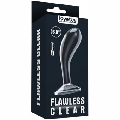 «Flawless Clear Prostate Plug 6.5''» - Анальная пробка- фото6