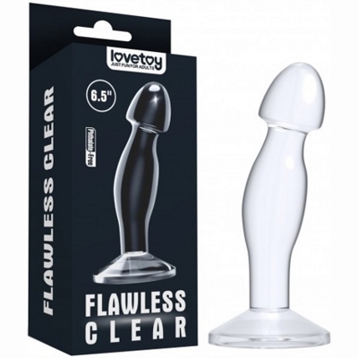 «Flawless Clear Prostate Plug 6.5''» - Анальная пробка- фото