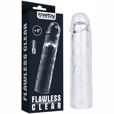 «Flawless Clear Penis Sleeve Add 2''» - Насадка на пенис- фото